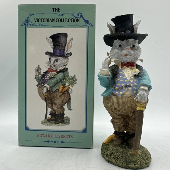 1994 The Victorian Collection Edward Carrots Figurine with Original Box - Picture 1 of 5